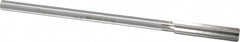 Made in USA - 0.399" High Speed Steel 6 Flute Chucking Reamer - Straight Flute, 0.3105" Straight Shank, 1-3/4" Flute Length, 7" OAL - Americas Industrial Supply