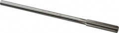 Made in USA - 0.403" High Speed Steel 6 Flute Chucking Reamer - Straight Flute, 0.3105" Straight Shank, 1-3/4" Flute Length, 7" OAL - Americas Industrial Supply