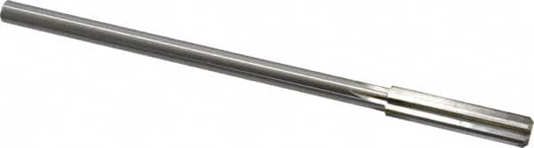 Made in USA - 0.405" High Speed Steel 6 Flute Chucking Reamer - Straight Flute, 0.3105" Straight Shank, 1-3/4" Flute Length, 7" OAL - Americas Industrial Supply