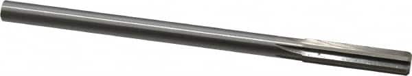 Made in USA - 0.417" High Speed Steel 6 Flute Chucking Reamer - Americas Industrial Supply