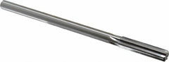 Made in USA - 0.418" High Speed Steel 6 Flute Chucking Reamer - Americas Industrial Supply