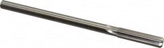 Made in USA - 0.429" High Speed Steel 6 Flute Chucking Reamer - Straight Flute, 0.373" Straight Shank, 1-3/4" Flute Length, 7" OAL - Americas Industrial Supply