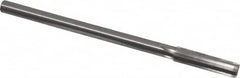 Made in USA - 0.433" High Speed Steel 6 Flute Chucking Reamer - Straight Flute, 0.373" Straight Shank, 1-3/4" Flute Length, 7" OAL - Americas Industrial Supply