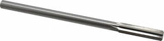 Made in USA - 0.434" High Speed Steel 6 Flute Chucking Reamer - Americas Industrial Supply