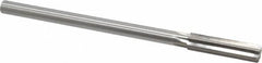 Made in USA - 0.454" High Speed Steel 6 Flute Chucking Reamer - Americas Industrial Supply