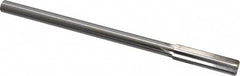 Made in USA - 0.455" High Speed Steel 6 Flute Chucking Reamer - Straight Flute, 0.373" Straight Shank, 1-3/4" Flute Length, 7" OAL - Americas Industrial Supply