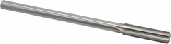 Made in USA - 0.462" High Speed Steel 6 Flute Chucking Reamer - Straight Flute, 0.373" Straight Shank, 1-3/4" Flute Length, 7" OAL - Americas Industrial Supply