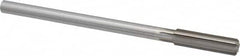 Made in USA - 0.465" High Speed Steel 6 Flute Chucking Reamer - Straight Flute, 0.373" Straight Shank, 1-3/4" Flute Length, 7" OAL - Americas Industrial Supply