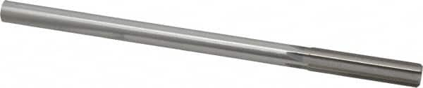 Made in USA - 15/32" High Speed Steel 6 Flute Chucking Reamer - Straight Flute, 0.373" Straight Shank, 1-3/4" Flute Length, 7" OAL - Americas Industrial Supply