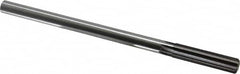 Made in USA - 0.472" High Speed Steel 6 Flute Chucking Reamer - Americas Industrial Supply