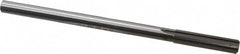 Made in USA - 0.479" High Speed Steel 6 Flute Chucking Reamer - Straight Flute, 0.4355" Straight Shank, 2" Flute Length, 8" OAL - Americas Industrial Supply