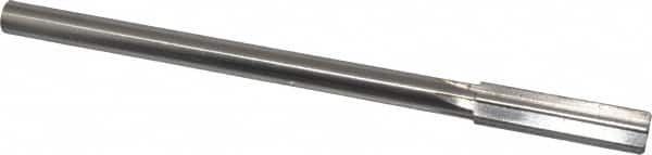 Made in USA - 0.53" High Speed Steel Chucking Reamer - Straight Flute, Straight Shank - Americas Industrial Supply