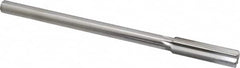Made in USA - 0.548" High Speed Steel Chucking Reamer - Straight Flute, Straight Shank - Americas Industrial Supply
