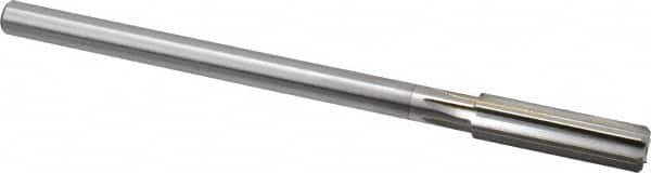 Made in USA - 0.551" High Speed Steel Chucking Reamer - Straight Flute, Straight Shank - Americas Industrial Supply