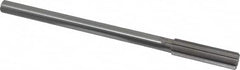 Made in USA - 0.561" High Speed Steel 8 Flute Chucking Reamer - Straight Flute, 0.4355" Straight Shank, 2" Flute Length, 8" OAL - Americas Industrial Supply