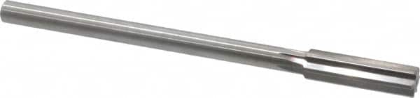 Made in USA - 0.569" High Speed Steel Chucking Reamer - Straight Flute, Straight Shank - Americas Industrial Supply