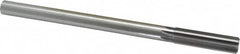 Made in USA - 0.624" High Speed Steel 8 Flute Chucking Reamer - Straight Flute, 0.5615" Straight Shank, 2-1/4" Flute Length, 9" OAL - Americas Industrial Supply