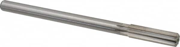 Made in USA - 0.642" High Speed Steel Chucking Reamer - Straight Flute, Straight Shank - Americas Industrial Supply