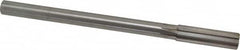 Made in USA - 0.651" High Speed Steel Chucking Reamer - Straight Flute, Straight Shank - Americas Industrial Supply