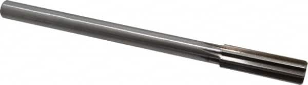 Made in USA - 0.707" High Speed Steel Chucking Reamer - Straight Flute, Straight Shank - Americas Industrial Supply