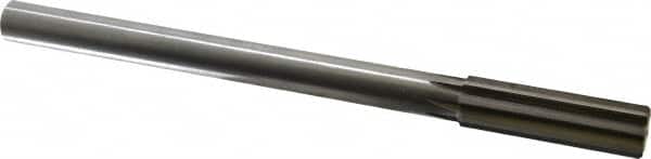 Made in USA - 0.736" High Speed Steel Chucking Reamer - Straight Flute, Straight Shank - Americas Industrial Supply