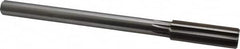 Made in USA - 0.806" High Speed Steel Chucking Reamer - Straight Flute, Straight Shank - Americas Industrial Supply