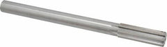 Made in USA - 0.861" High Speed Steel Chucking Reamer - Straight Flute, Straight Shank - Americas Industrial Supply