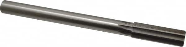Made in USA - 0.892" High Speed Steel Chucking Reamer - Straight Flute, Straight Shank - Americas Industrial Supply