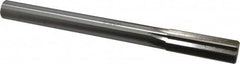 Made in USA - 0.985" High Speed Steel Chucking Reamer - Straight Flute, Straight Shank - Americas Industrial Supply