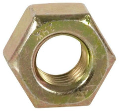 Value Collection - 1/2-13 UNC Steel Right Hand Heavy Hex Nut - 7/8" Across Flats, 31/64" High, Zinc Yellow Dichromate Finish - Americas Industrial Supply