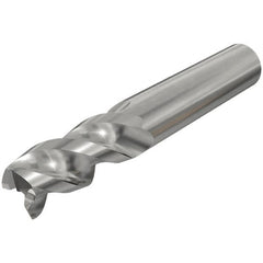 Iscar - 16mm, 32mm LOC, 16mm Shank Diam, 92mm OAL, 3 Flute, Solid Carbide Square End Mill - Single End, Uncoated, Spiral Flute, 45° Helix, Right Hand Cut, Right Hand Flute - Americas Industrial Supply