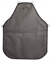 HexArmor - 24 x 30" Cut Resistant Bib Apron - SuperFabric, 23 oz Material, Gray, 0 Pockets, Hook & Loop Closure - Americas Industrial Supply