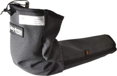 HexArmor - Size M, Gray/Black SuperFabric Cut & Puncture Resistant Sleeve - 19" Long Sleeve, Cut Resistance Level 5, Made with Thumb Hole - Americas Industrial Supply