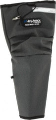 HexArmor - Size XL, Gray/Black SuperFabric Cut & Puncture Resistant Sleeve - 19" Long Sleeve, Cut Resistance Level 5, Made with Thumb Hole - Americas Industrial Supply