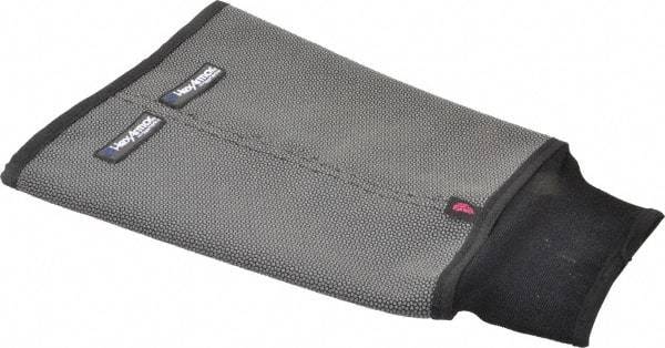 HexArmor - Size 2XL, Gray/Black SuperFabric Cut & Puncture Resistant Sleeve - 9" Long Sleeve, Cut Resistance Level 5, Made with Thumb Hole - Americas Industrial Supply