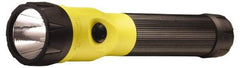 Streamlight - White LED Bulb, 385 Lumens, Industrial/Tactical Flashlight - Yellow Plastic Body, 1 C NiMH Battery Included - Americas Industrial Supply