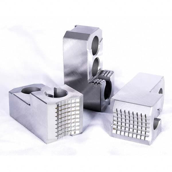 Kitagawa - Hard Lathe Chuck Jaws Jaw Type: Hard Jaw Jaw Interface Type: 1.5mm x 60 Serrated - Americas Industrial Supply