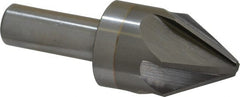 M.A. Ford - 1" Head Diam, 1/2" Shank Diam, 6 Flute 60° Solid Carbide Countersink - Americas Industrial Supply
