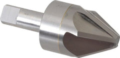 M.A. Ford - 1-1/4" Head Diam, 1/2" Shank Diam, 6 Flute 60° Solid Carbide Countersink - Americas Industrial Supply