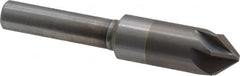 M.A. Ford - 3/8" Head Diam, 1/4" Shank Diam, 6 Flute 82° Solid Carbide Countersink - Americas Industrial Supply