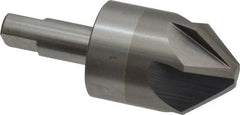 M.A. Ford - 1-1/4" Head Diam, 1/2" Shank Diam, 6 Flute 82° Solid Carbide Countersink - Americas Industrial Supply