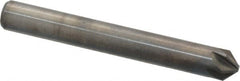 M.A. Ford - 3/16" Head Diam, 3/16" Shank Diam, 6 Flute 90° Solid Carbide Countersink - Bright Finish, 1-1/2" OAL, 0.04" Nose Diam, Single End, Straight Shank, Right Hand Cut - Americas Industrial Supply