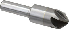 M.A. Ford - 5/8" Head Diam, 3/8" Shank Diam, 6 Flute 90° Solid Carbide Countersink - Americas Industrial Supply