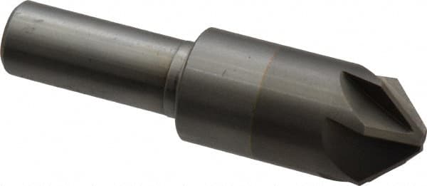 M.A. Ford - 3/4" Head Diam, 1/2" Shank Diam, 6 Flute 90° Solid Carbide Countersink - Americas Industrial Supply