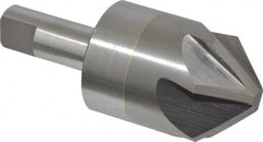 M.A. Ford - 1-1/4" Head Diam, 1/2" Shank Diam, 6 Flute 90° Solid Carbide Countersink - Americas Industrial Supply
