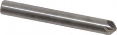 M.A. Ford - 1/4" Head Diam, 1/4" Shank Diam, 6 Flute 100° Solid Carbide Countersink - Americas Industrial Supply