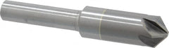 M.A. Ford - 3/8" Head Diam, 1/4" Shank Diam, 6 Flute 100° Solid Carbide Countersink - Americas Industrial Supply