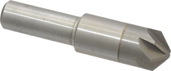 M.A. Ford - 1/2" Head Diam, 3/8" Shank Diam, 6 Flute 100° Solid Carbide Countersink - Americas Industrial Supply