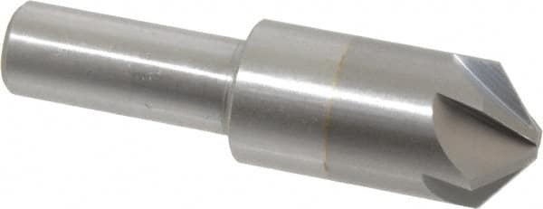 M.A. Ford - 3/4" Head Diam, 1/2" Shank Diam, 6 Flute 100° Solid Carbide Countersink - Americas Industrial Supply