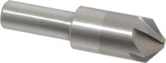 M.A. Ford - 3/4" Head Diam, 1/2" Shank Diam, 6 Flute 100° Solid Carbide Countersink - Americas Industrial Supply